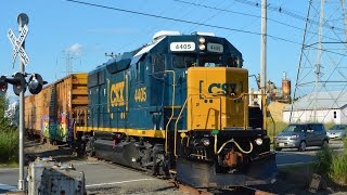 Conrail SA31 and SA38 with CSX 4405 and the Rarely Seen Return Trip 72414 [upl. by Jonathon231]