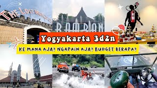 Itinerary Jogja 2023  Liburan ke Yogyakarta 3D2N  Kemana aja [upl. by Dore]