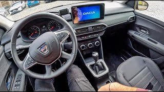 NEW Dacia Jogger SL EXTREME 2022 10 TCE 110HP  POV Test Drive 1139 Joe Black [upl. by Ertnod231]