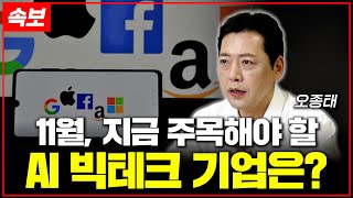 11월 지금 주목해야 할 AI 빅테크 기업은 [upl. by Anicnarf]