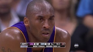 Kobe Bryant Full Highlights vs Nuggets 2009 WCF GM3  41 Pts CLUTCH [upl. by Ahsoj]