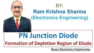 14 ELEX PN Junction Diode  Formation of Depletion Region or Formation of Diode [upl. by Arakihc]