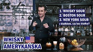 Whisky amerykańska  Jak zrobić drinki Whisky Sour Boston Sour New York Sour Z białkiem czy bez [upl. by Yliab]