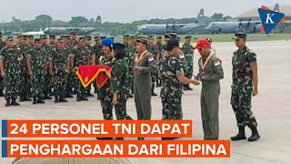 Filipina Beri Penghargaan 24 Personel TNI yang Bantu Penanggulangan Badai [upl. by North]