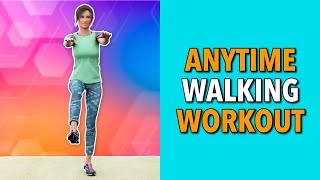 2500Step Anytime Walking Workout at Home [upl. by Aleafar]