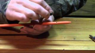 how to make a bowfishing arrow [upl. by Ainoet]