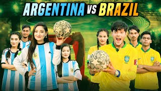 আর্জেন্টিনা VS ব্রাজিল ফুটবল ম্যাচ  Argentina VS Brazil Football Match  Rakib Hossain [upl. by Aeriell]