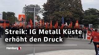 Streik IG Metall Küste legt Norden lahm [upl. by Sherline]