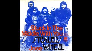 Stealers Wheel  Stuck In The Middle With You 1972 Classic Rock Purrfection Version [upl. by Nadirehs]