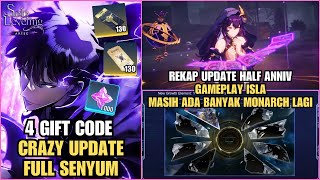 4 Gift Code Baru Update Half Anniv amp Event Halloween Full Bansos  Solo Leveling Arise [upl. by Ahtelat]