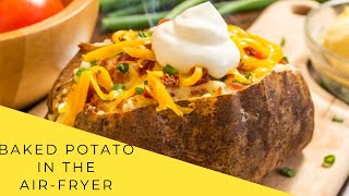 Perfect Baked Potato in the AIR FRYER [upl. by Livesay180]