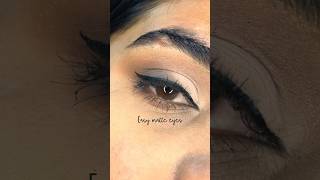 Day 7 of trying new eye looks Presenting a very easy matte eye look viralreels eyemakeup [upl. by Brena]