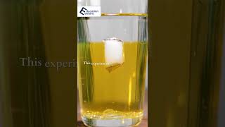 Science Experiment with Ice and oil sciencefacts scienceexperiment viralshorts [upl. by Anhej575]