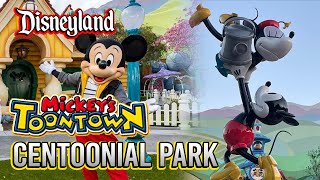 CenTOONial Park FULL TOUR  Reimagined Mickeys Toontown at Disneyland [upl. by Cardon926]