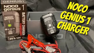 Noco Genius 1 Battery Charger Maintainer Lithium Ion  Best Gift Idea [upl. by Younger]