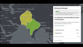 Ancestry DNA  Gedmatch Results Pakistani [upl. by Paz]