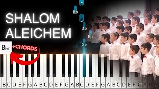 Shalom Aleichem tutorial  Yeshiva Darchei Torah Choir  Benny Friedman  שלום עליכם  פלייבק [upl. by Eaver178]