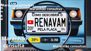 como descobrir o renavam pela placa atualizado 2025 [upl. by Suckram867]