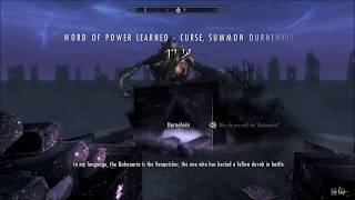 Skyrim  A Conversation with Durnehviir [upl. by Timotheus]