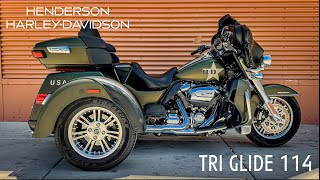 2022 HarleyDavidson Tri Glide Ultra GI Enthusiast Collection  Bike of the Week [upl. by Aimo]