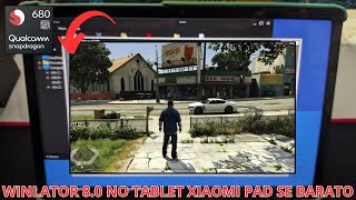 WINLATOR 80 RODANDO JOGOS DE PC EM UM TABLET BARATO COM SNAPDRAGON 680 ADRENO 610 6GB RAM [upl. by Azarcon694]