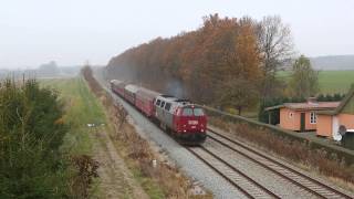 DSB Museumstog MZ1401 med IC tog [upl. by Otinauj674]