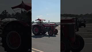 Tractor traffic 🚜 Half Century of Progress Rantoul IL tractor shorts [upl. by Dlonyer]