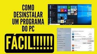 como desinstalar um programa do pc  como desinstalar completamente um programa do pc W10 11 [upl. by Anade]