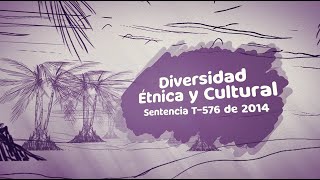 Diversidad étnica y cultural  Sentencia T576 de 2014 [upl. by Candide]