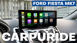 Carpuride W103 Pro  Unboxing e Recensione Carplay Andruid Auto  Retrocamera Ford Fiesta MK7 [upl. by Ahcim]