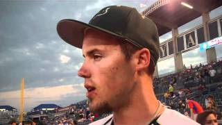 USF Baseball Florida Four Post Game Matt Reed [upl. by Odnanreh434]