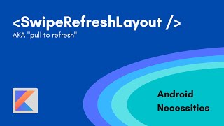 Pull to refresh example  Android 2022  Kotlin [upl. by Soble]