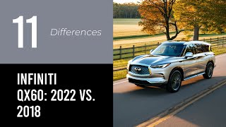 Infiniti QX60 2022 vs 2018 [upl. by Anuahsal]