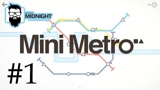 Mini Metro  Part 1  London  Lets Play  Gameplay [upl. by Amme]