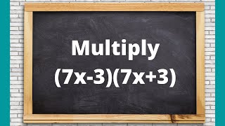 Multiplying Conjugate Binomials  2 Minute Math [upl. by Lirrehs918]