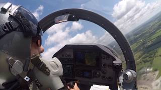 SIAIMarchetti S211 Jet Training  Start and Takeoff [upl. by Nerval]