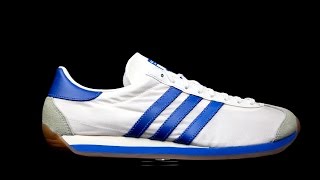 Adidas Originals Country WhiteBlue [upl. by Atews]