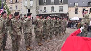 101st Airborne reenlistment ceremony [upl. by Nerrual564]