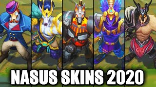 Nasus  All Skins 2021  League of Legends [upl. by Engamrahc]