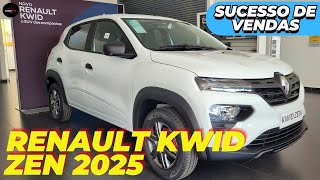 Novo Renault Kwid Zen 2025  O COMPACTO DE ENTRADA da marca francesa que faz um GRANDE SUCESSO [upl. by Notlad]