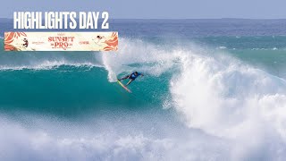 Day 2 Highlights from The Hawaiian Islands Sunset Pro [upl. by Estrella]