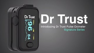 Dr Trust USA Fingertip Pulse Oximeter Signature Series 201 SpO2 check  HOW to USE and Features DEMO [upl. by Anitahs]