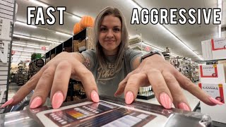 FAST amp AGGRESSIVE ASMR IN PUBLIC 👀 [upl. by Albers165]