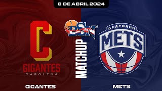 Gigantes de Carolina vs Mets de Guaynabo  BSN2024 [upl. by Frazer]