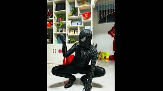 sparkly spiderman zentai catsuit costume show [upl. by Corenda285]