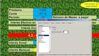 Calculo de tasa de interés para un préstamo [upl. by Sarchet740]