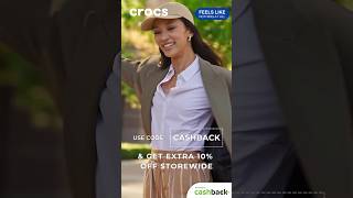 Crocs Coupon Code CASHBACK [upl. by Nylhsa]