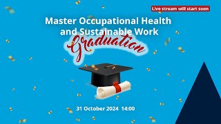 Diploma uitreiking Master Occupational Health and Sustainable Work [upl. by Shem]