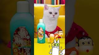 Unboxing Bubble Maker Farting Boy by Cute Cat  ASMR meowsome asmr unboxing Pets react shorts [upl. by Acassej]