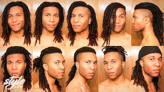 10 QUICK DREADLOCK STYLES  In 30 Seconds Or Less [upl. by Mcdade785]